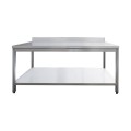 Table de travail adossée, 1400 x 600x850 +100mm