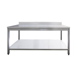 Table de travail adossée, 700 x 600 x 850 +100mm