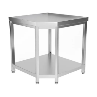 Table d'angle centrale , 1000x1000x 600x850 mm