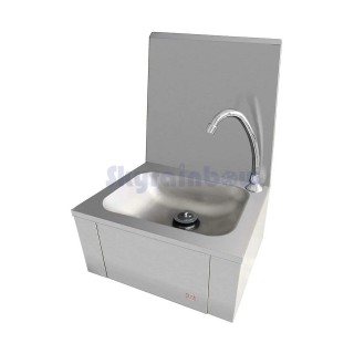 Laves-mains inox, 400 x 340 x 585 mm