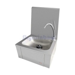 Laves-mains inox, 400 x 340 x 585 mm