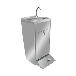 Laves-mains inox, 450 x 552 x 880 mm