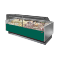 COMPTOIR VITRINE REFRIGERE VENTILE (P 895 MM), VITRES DROITES, L 1520 MM FMR0815VD TECNODOM
