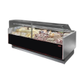 COMPTOIR VITRINE REFRIGERE VENTILE (P 895 MM), VITRES DROITES, L 1520 MM FMR0815VD TECNODOM