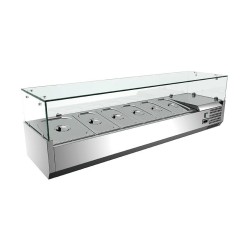 Vitrine réfrigérée GN 1/3, 2000 x 395 x 435 mm
