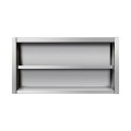 Placard mural en inox - sans porte , 1000 x 400 x 650 mm
