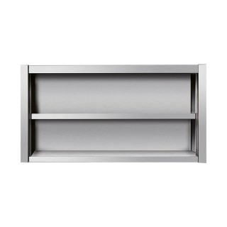 Placard mural en inox - sans porte ,1200 x 400 x 650 mm