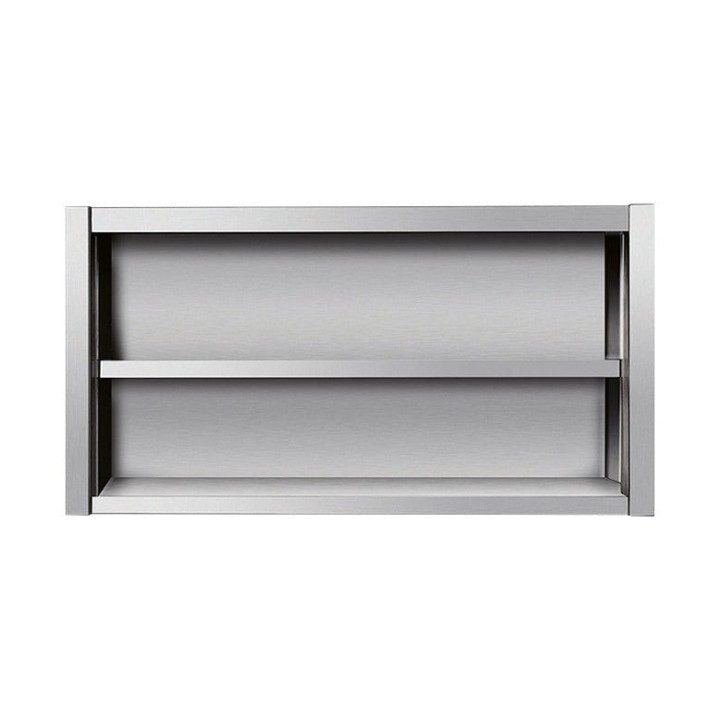 Placard mural en inox - sans porte , 1600 x 400 x 650 mm