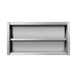 Placard mural en inox - sans porte , 800 x 400 x 650 mm