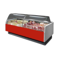 COMPTOIR VITRINE REFRIGERE VENTILE (P 1175 MM), VITRES BOMBEES, L 1520 MM FMR1015VC TECNODOM