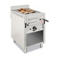 GAS LAVASTEENGRILL OP KAST, 1 BRANDER, L 470 MM EI047MOBV CB ITALY