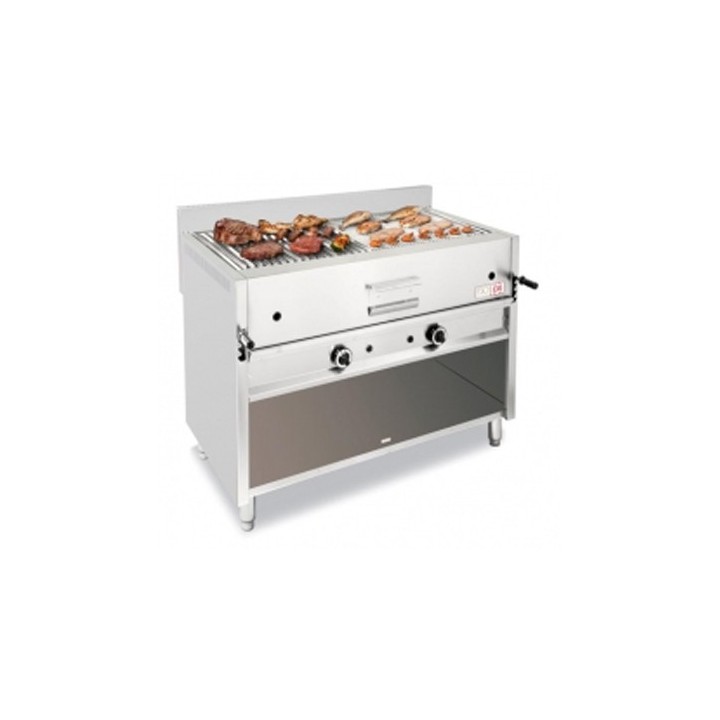 GAS LAVASTEENGRILL OP KAST, 2 BRANDERS, L 1200 MM EI120MOBV CB ITALY
