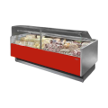 COMPTOIR VITRINE REFRIGERE VENTILE (P 1175 MM), VITRES DROITES, L 1520 MM FMR1015VD TECNODOM
