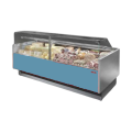 COMPTOIR VITRINE REFRIGERE VENTILE (P 1175 MM), VITRES DROITES, L 1520 MM FMR1015VD TECNODOM