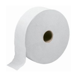 PAPIER TOILETTES BLANC, 2 COUCHES, PAR 6 ROULEAUX TE-PAPIER WC