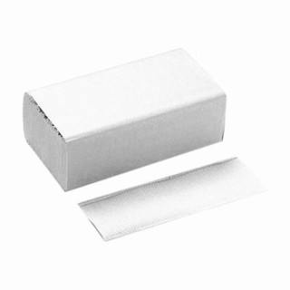 PAPIER MAINS BLANC ZIGZAG 3600 FEUILLES, 2 COUCHES, PAR 24 PAQUETS TE-PAPIER MAINS