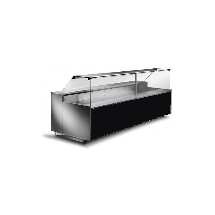 COMPTOIR VITRINE REFRIGERE VENTILE (P 900 MM), VITRES DROITES, L 1520 MM FM0815VD TECNODOM