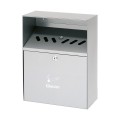 CENDRIER MURAL INOX 6,5 L HCENDRIERINOX