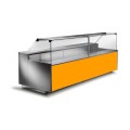 COMPTOIR VITRINE REFRIGERE VENTILE (P 900 MM), VITRES DROITES, L 2000 MM FM0820VD TECNODOM