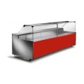 COMPTOIR VITRINE REFRIGERE VENTILE (P 900 MM), VITRES DROITES, L 2000 MM FM0820VD TECNODOM