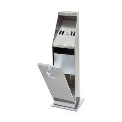 CENDRIER COLONNE INOX 5,5 L HCENDRIERXL