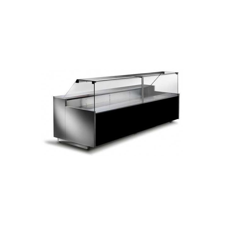 COMPTOIR VITRINE REFRIGERE VENTLE (1000 MM), VITRES DROITES, L 1520 MM FM0915VD TECNODOM