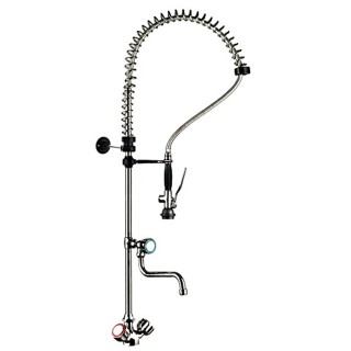 DOUCHETTE MELANGEUR MONOTROU, AVEC ROBINET INTERMEDIAIRE - DEBIT 18 L / MINUTE HGD1309 MONOLITH