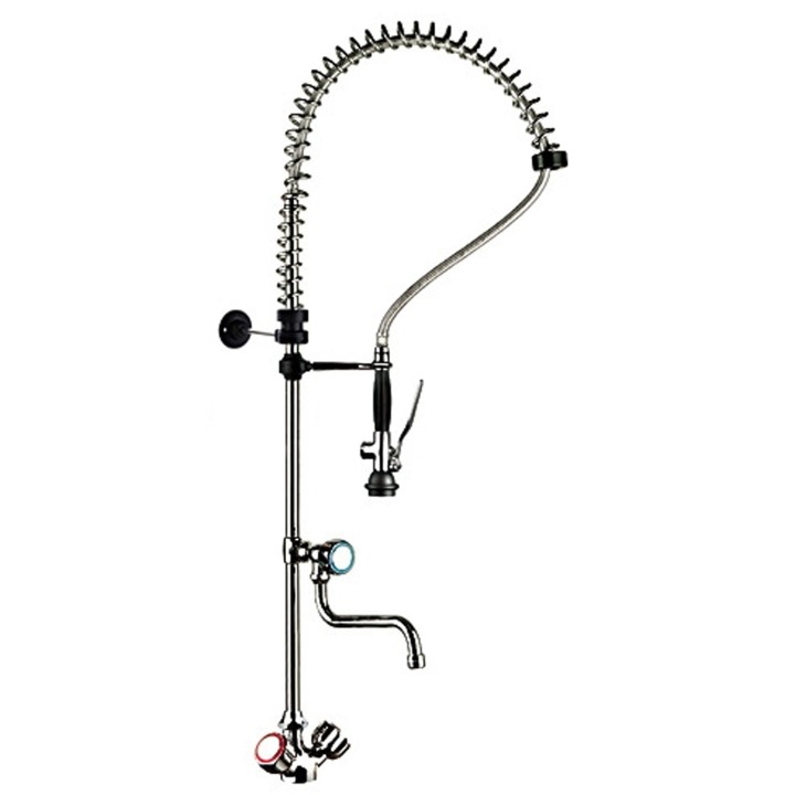 DOUCHETTE MELANGEUR MONOTROU, AVEC ROBINET INTERMEDIAIRE - DEBIT 18 L / MINUTE HGD1309 MONOLITH