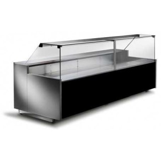 COMPTOIR VITRINE REFRIGERE VENTLE (1000 MM), VITRES DROITES, L 2960 MM FM0930VD TECNODOM