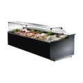 COMPTOIR VITRINE REFRIGERE VENTILE (1150 MM), VITRES DROITES, L 1520 MM FM1015VD TECNODOM