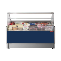 COMPTOIR VITRINE REFRIGERE SEMI-VENTILE (P 780 MM), VITRES DROITES, L 2000 MM FIGO7820VD TECNODOM