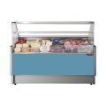 COMPTOIR VITRINE REFRIGERE SEMI-VENTILE (P 780 MM), VITRES DROITES, L 2000 MM FIGO7820VD TECNODOM