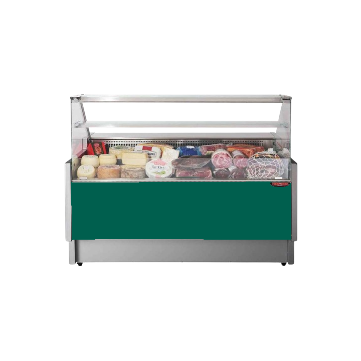 COMPTOIR VITRINE REFRIGERE SEMI-VENTILE (P 780 MM), VITRES DROITES, L 2960 MM FIGO7830VD TECNODOM