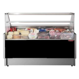 COMPTOIR VITRINE REFRIGERE SEMI-VENTILE (P 890 MM), VITRES DROITES, L 1520 MM FIGO9015VD TECNODOM