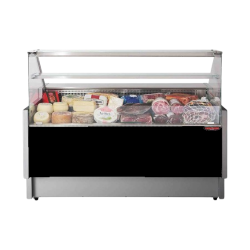 COMPTOIR VITRINE REFRIGERE SEMI-VENTILE (P 890 MM), VITRES DROITES, L 2960 MM FIGO9030VD TECNODOM