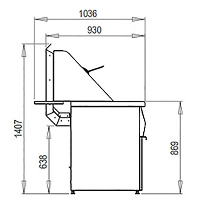 HOOG RENDEMENT GAS FRITEUSE, RONDE KUIP 2 x 18 L + VIERKANTE KUIP, ELECTRONISCH RFGS3C SOFINOR