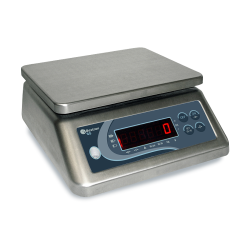 BALANCE ETANCHE JUSQU'A 15 KG EN ACIER INOXYDABLE, DIVISION PAR 1 GRAMMES ISS015 BAXTRAN