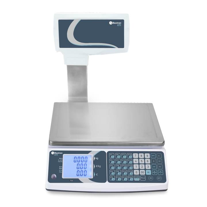BALANCE COMMERCIALE PRIX/POIDS, JUSQU'A 30 KG, DIVISION PAR 10 GRAMMES IXTI030P BAXTRAN