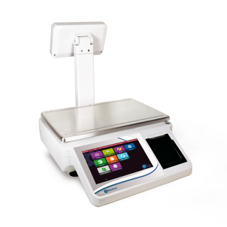 BALANCE COMMERCIALE AVEC TICKET, JUSQU'A 30 KG, DIVISION PAR 10 GRAMMES IS070 BAXTRAN