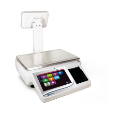 BALANCE COMMERCIALE AVEC TICKET, JUSQU'A 30 KG, DIVISION PAR 10 GRAMMES IS070 BAXTRAN