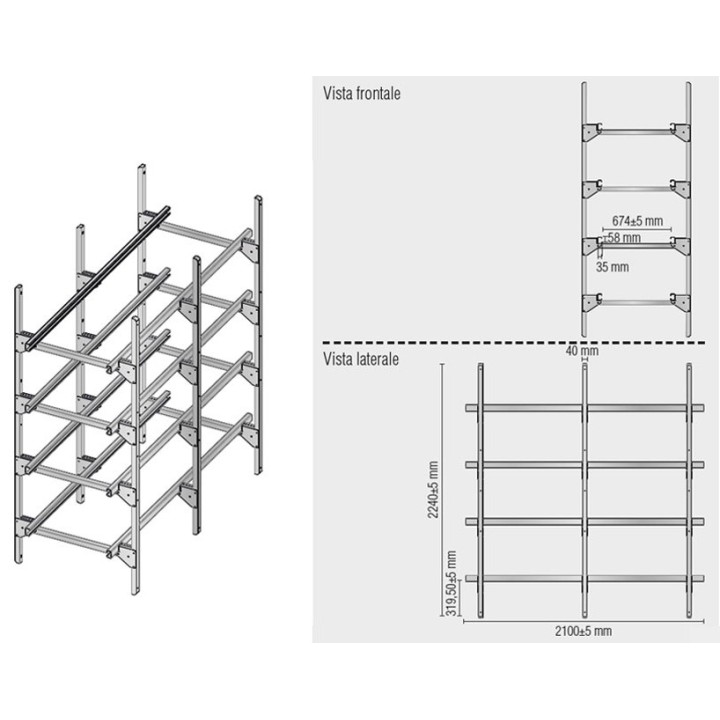 CELLULE MORTUAIRE REFRIGEREE (4 CORPS) HMFFD4TN MEDDOM