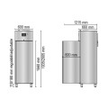 MEDISCHE VRIESKAST, 1 DEUR, 350 L HGN0400BTN MEDDOM