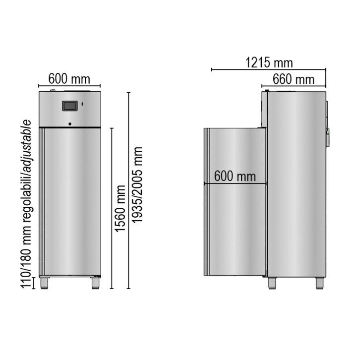 ARMOIRE MEDICAL DE CONGELATION, 1 PORTE, 350 L HGN0400BTN MEDDOM