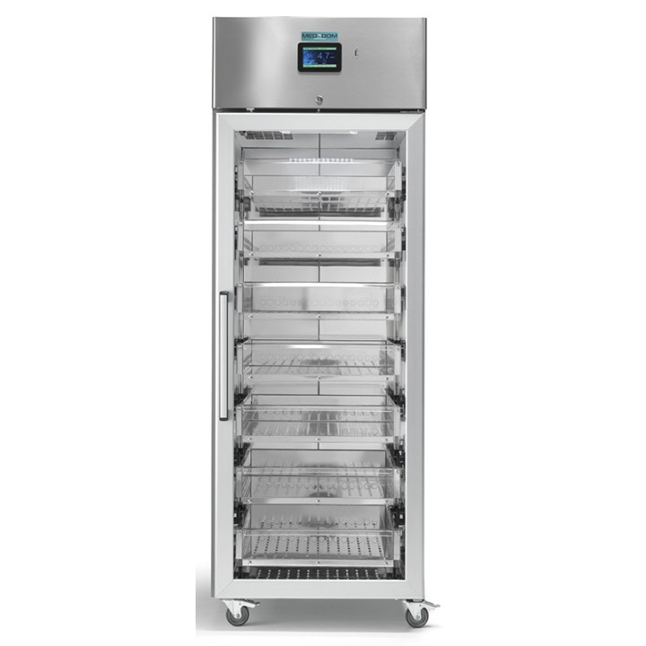 ARMOIRE MEDICAL REFRIGEREE, 1 PORTE VITREE, 600 L HGN0700TNV MEDDOM