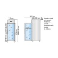 MEDISCHE KOELKAST, 1 GLASDEUR, 600 L HGN0700TNV MEDDOM