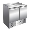 FRIGO SALADETTE, 2 PORTES, AVEC COUVERCLE INOX FMETP1000C FORCAR