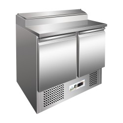 FRIGO SALADETTE, 2 DEUR, MET STRUCTUUR 5 X GN 1/6 FMETP1000EN FORCAR