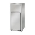VUILNISBAK IN RVS VOOR FAST FOOD 60 L HCSNACKECO SKYRAINBOW