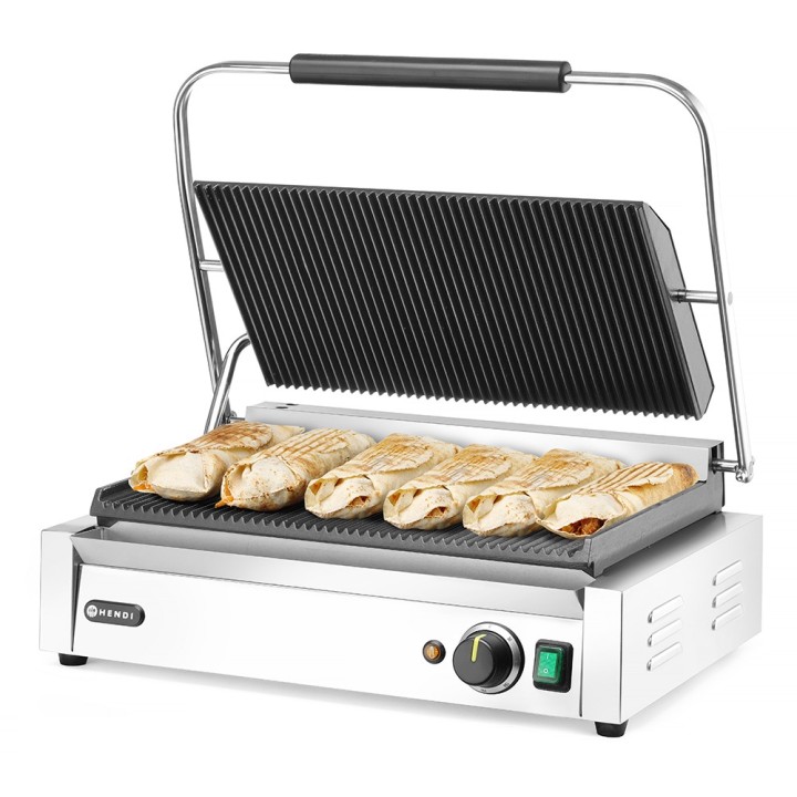 GRILL DE CONTACT "PANINI" PROFESSIONNEL, XL REPM1025 HENDI