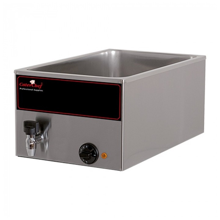 ELECTRISCHE BAIN-MARIE GN 1/1 - MAX H 150 MM, MET AFTAPKRAAN REBA2V CATERCHEF